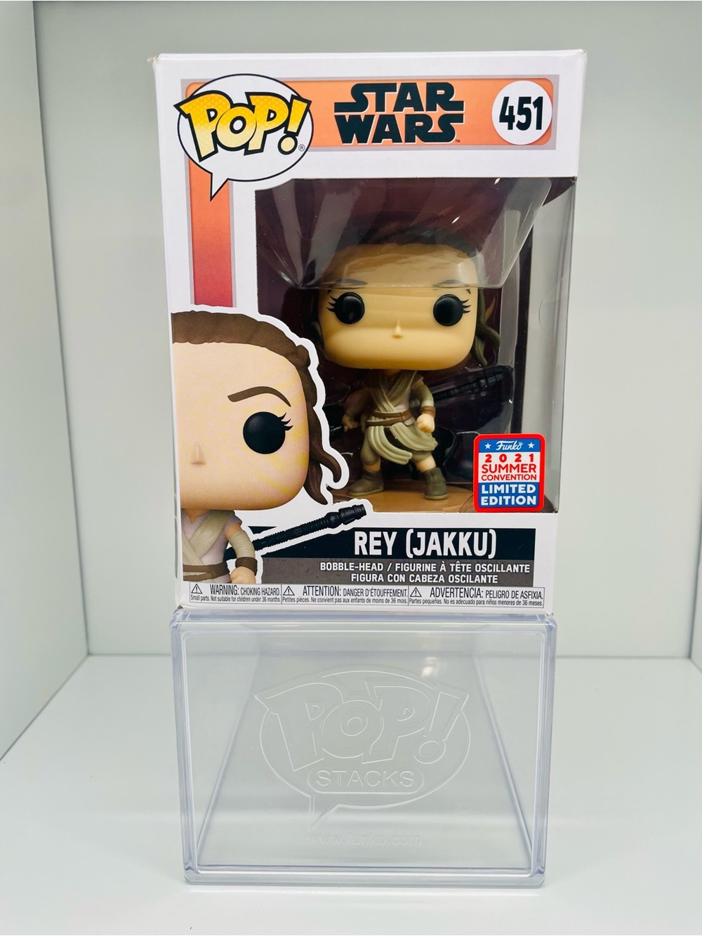 Funko Pop! Star Wars Rey (Jakku) Vinyl Figure #451 - LIMITED EDITION